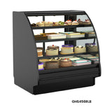 Structural Concepts GHS656RLB (CURVED) Fusion® Refrigerated Service Case 75-3/8"W X 42-3/4"D X 55-1/4"H