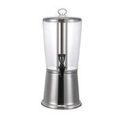 CAC China BVDS-C2 Beverage Dispenser 2.1 Gallon Mirror Finish Lid & Stand