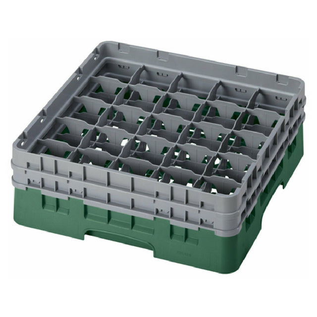 Cambro 25S434119 Camrack® Glass Rack With (2) Soft Gray Extenders Full Size