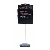 Hubert 94854 - Dry Erase Board Panel Only, 22" X 30", Double-sided