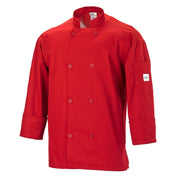 Mercer Culinary M60017RD2X Millennia Air® Unisex Jacket 2X Long Sleeve
