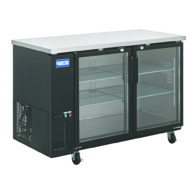 Hubert 154926 - Kratos Back Bar Cooler, 19.4 Cu. Ft., 58-7/8"W X 36-1/4"D X 38-3/4"H