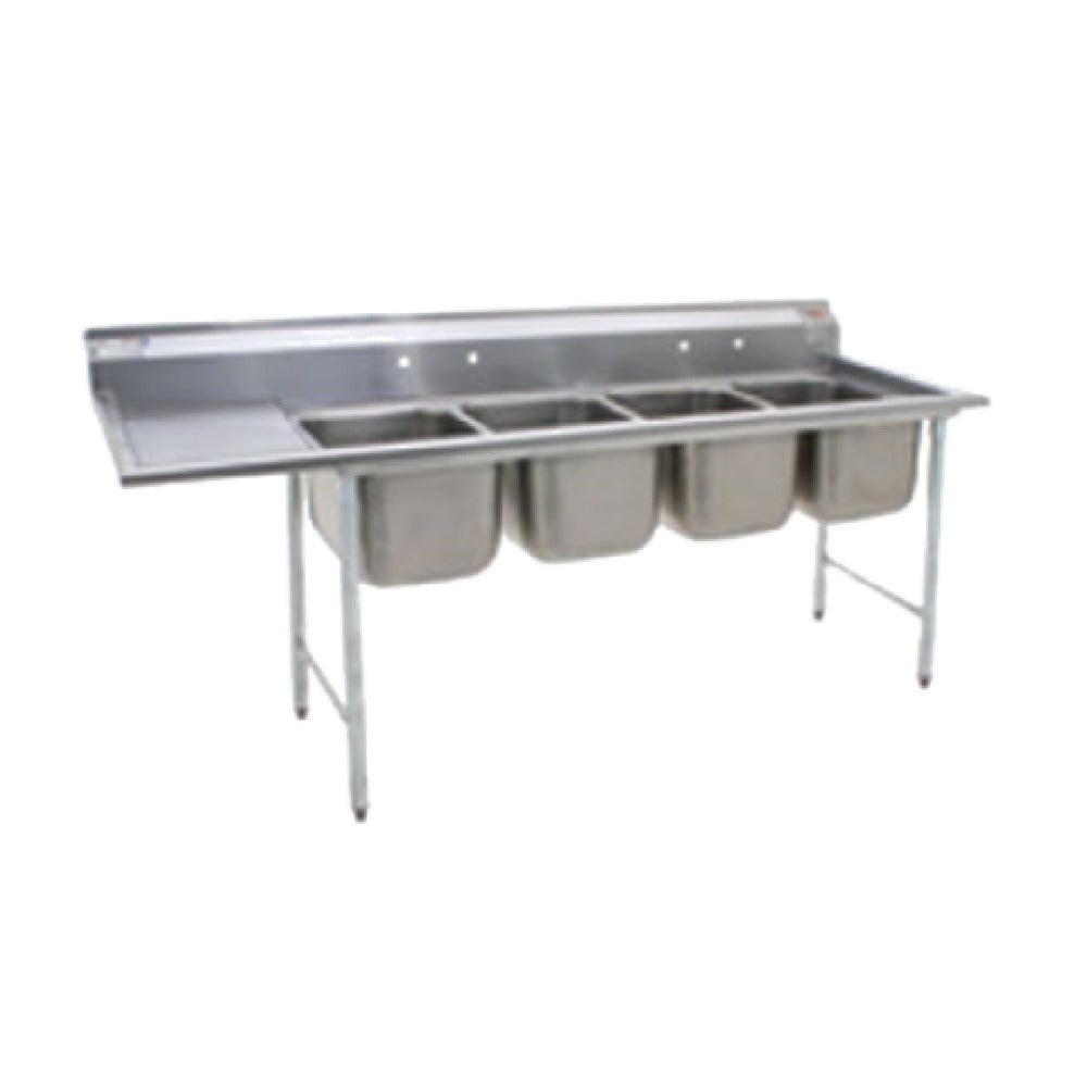 Eagle 414-18-4-24R 414 Series Sink Four Compartment 106-3/4"W X 31-3/4"D