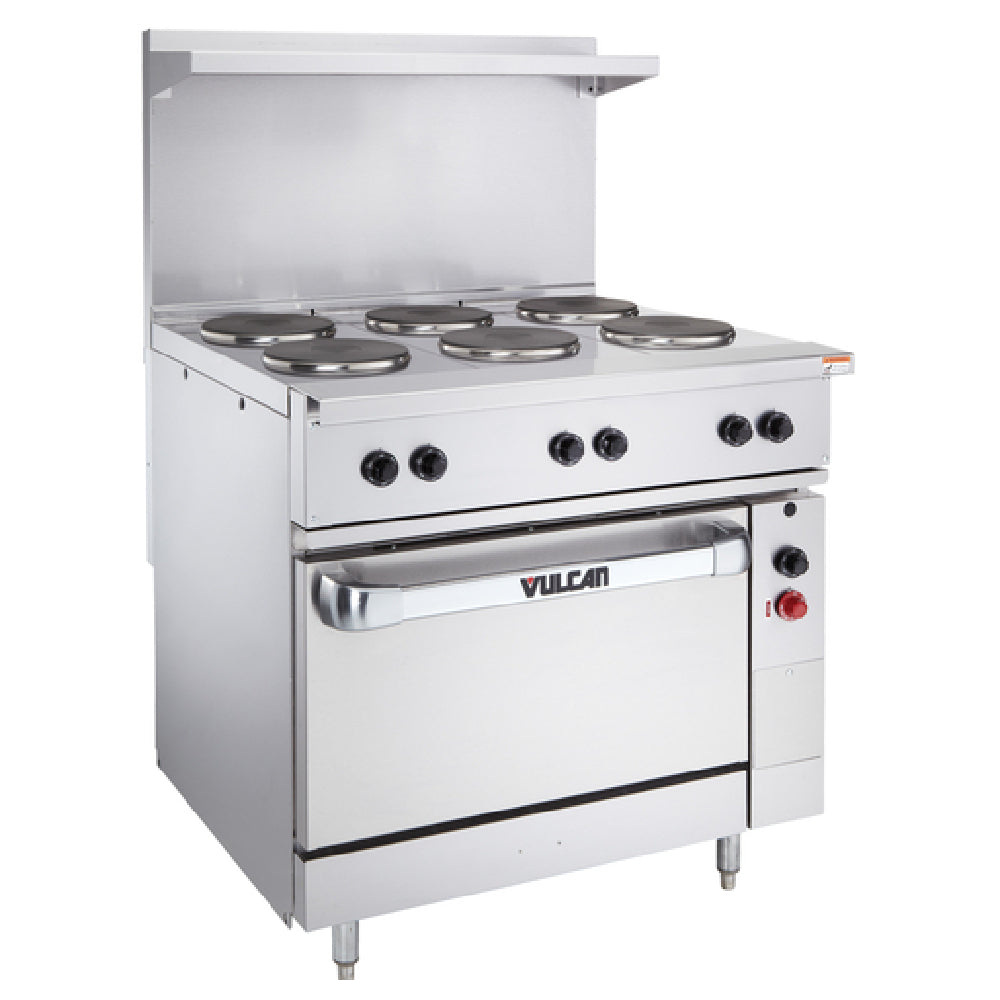 Vulcan EV36S-6FP480 - Restaurant Range, Electric, 36"