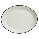 Steelite 17560141 Oval Coupe Platter 11.0" X 8.5"Dapple Charcoal
