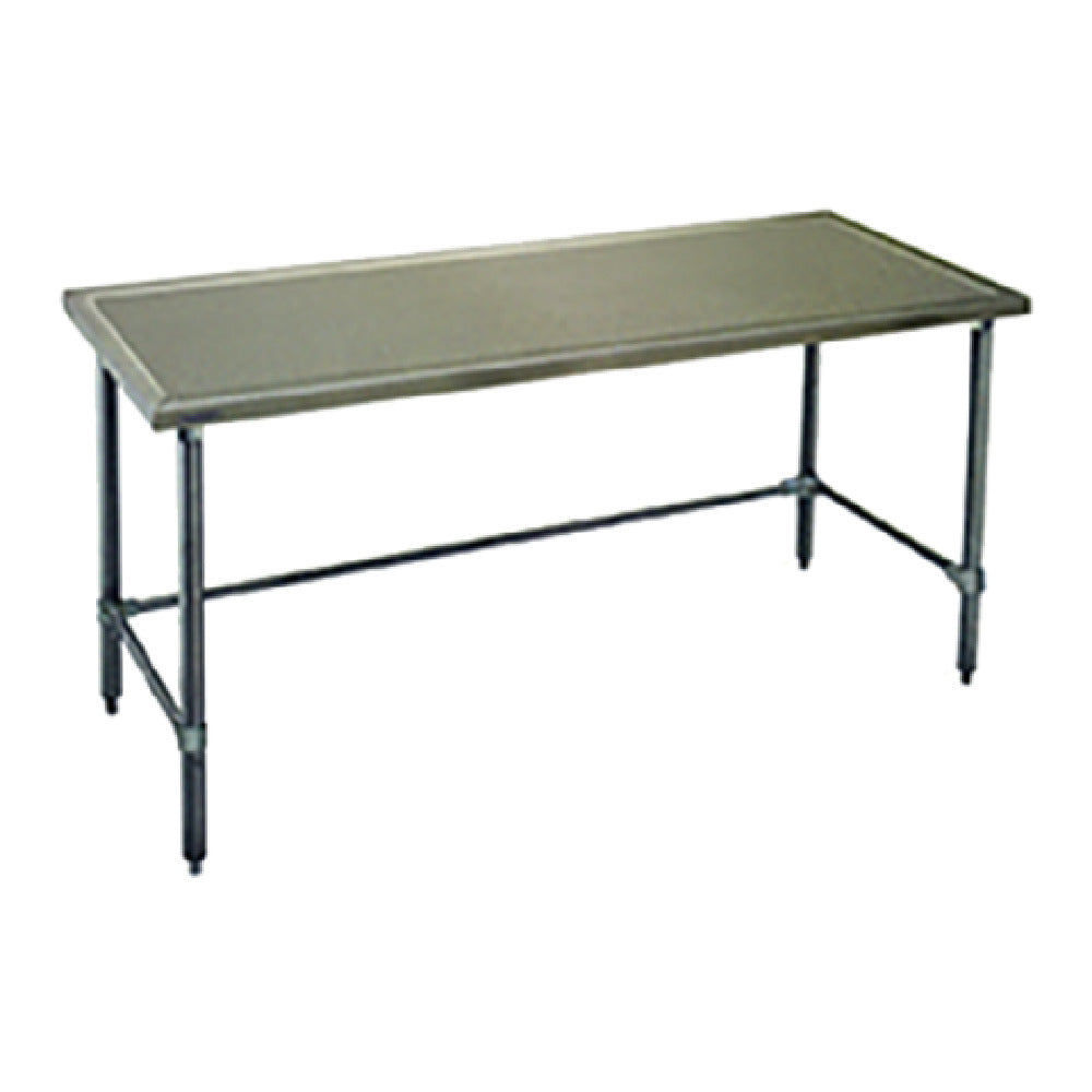 Eagle T36144GTEM Spec-Master® Marine Series Work Table 144"W X 36"D 14/300 Series Stainless Steel Top