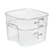 Cambro 12SFSPROCW135 CamSquare® FreshPro Food Container 12 Qt. 11.4"L X 11.4"W X 8-1/2"H