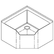 Advance Tabco 9-OP-44CDF Mop Sink With Drop Front Floor Mounted 26-1/2"W X 26-1/2"D X 16"H (overall)