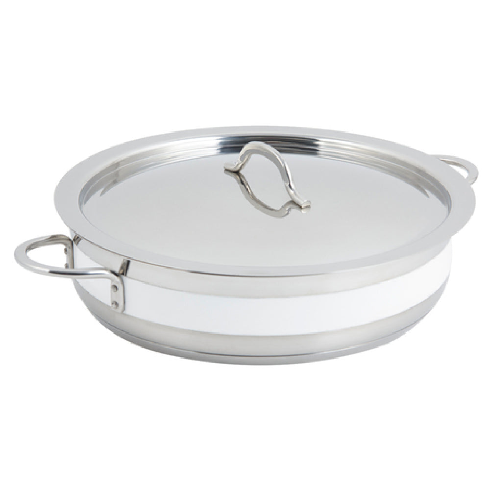 Bon Chef 60030CFWHITE Classic Country French Pot 6 Qt. 12-3/8" Dia. X 3"