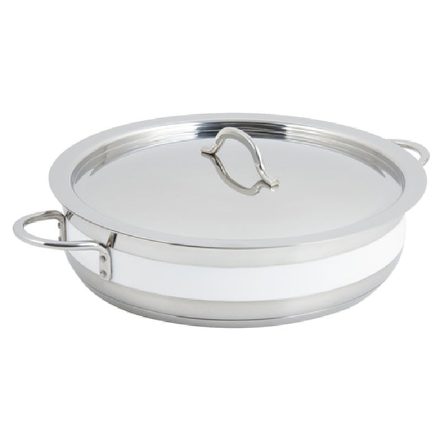 Bon Chef 60030CFWHITE Classic Country French Pot 6 Qt. 12-3/8" Dia. X 3"