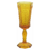 10 Strawberry St VAT-FLUTE-AMB-6 - Flute Glass, 4 Oz., 7-1/4"H