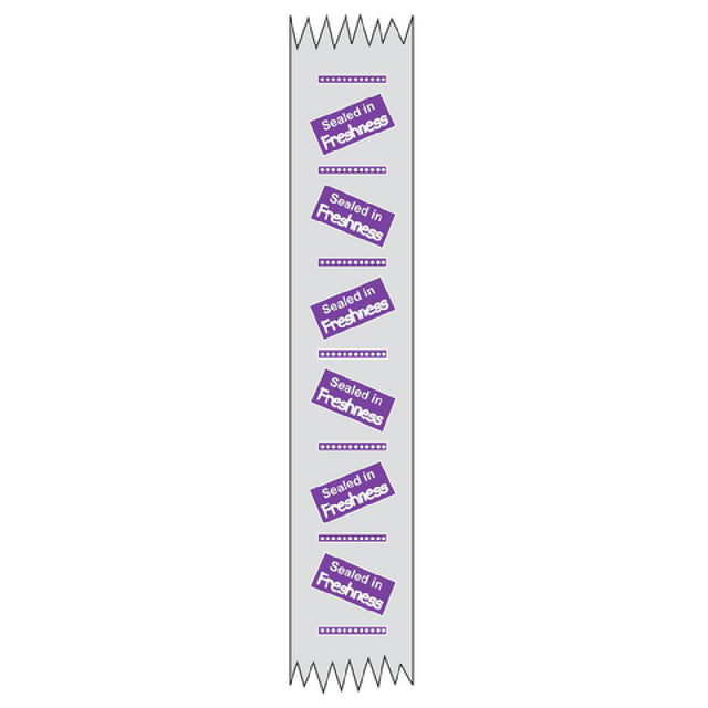 Hubert 78431 - Merchandising Food Tape, "Sealed In Freshness", 1" X 500' Roll
