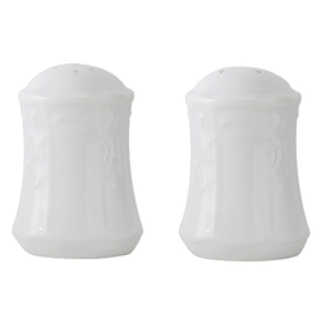 Tuxton CHL-030 Salt & Pepper Set 3"H Embossed