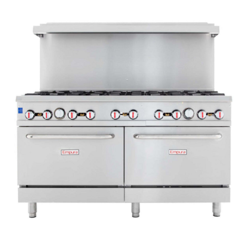 Empura EGR-60_LP - Double Base Gas Range, Liquid Propane, 60"W X 32-5/8"D X 60-1/8"H