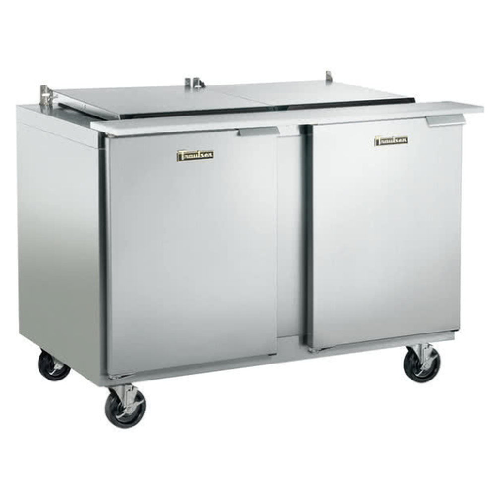 Traulsen UST4812LR-0300 Dealer's Choice Compact Prep Table Refrigerator With Low-profile Flat Cover