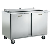 Traulsen UST4812-LR-SB Dealer's Choice Compact Prep Table Refrigerator With Low-profile Flat Lid