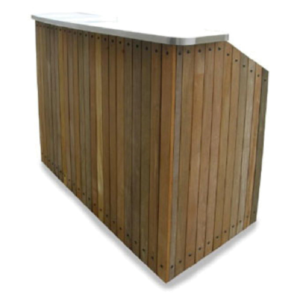 Lakeside 76511 Chalet Portable Bar 72"W X 30"D X 47-1/2H" Stainless Steel Interior