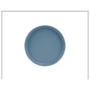 Cal Mil 22026-6-111 Stone Blue Low Rim Plate 6" Dia X 1" H Dishwasher Safe