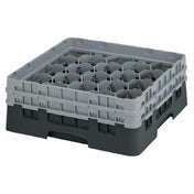Cambro 20S434110 Camrack® Glass Rack With (2) Soft Gray Extenders Full Size