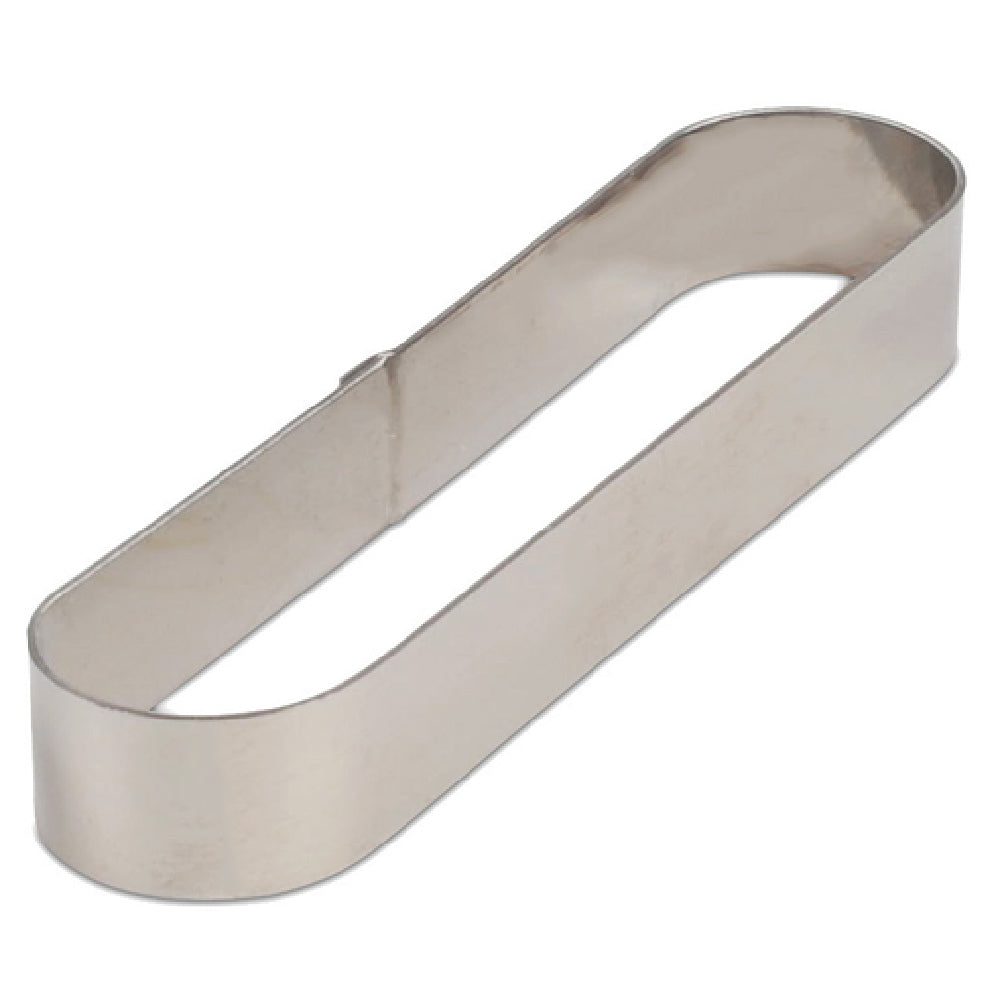 JB Prince M691 Ring Mold 5-3/4"L X 1-3/8"W X 3/4"H Oblong