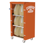 Lakeside 160553 Rapid Response™ Curbside Order Pick Up Cart (3) 15-1/2" X 24" Solid Shelves