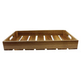 TableCraft Products CRATE12 - Gastro Serving/Display Crate, Half Size, 12-3/4" X 10-1/2" X 2-3/4"