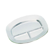 Bon Chef 2016ALLERGENLAVENDER Divided Platter 9-3/4" X 12-3/4" Aluminum With Ceramic-look Coating