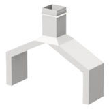 Avtec SSA-PANTLEG66 - SimpleSpec Dishwasher Pantleg Duct, For Type II Applications Only