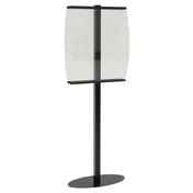 Hubert 80793 - Floor Stand Poster Display, 23" X 77"H Overall, Double-sided