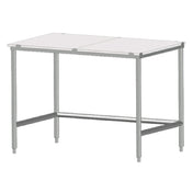 SPG 4MCT-30 - Universal Stainless Work Table, 48"W X 30"D, 5/8" Poly Top