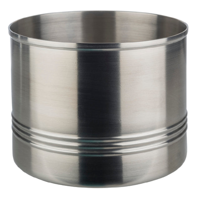 Libbey APS 40657 Snack Can 5 3/8" L X 5 3/8" W X 4 1/8"H Stainless Steel