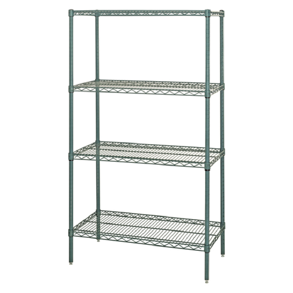 Quantum WR63-1860P Wire Shelving Starter Kit 60"W X 18"D X 63"H 600 800 Lb. Capacity