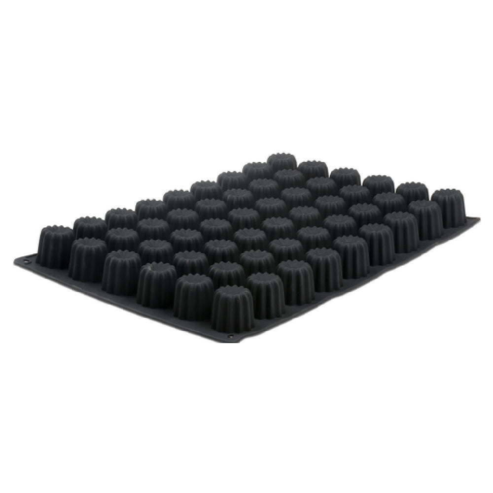 JB Prince M657 F - Lekue Mold, (54) Canneles, 2-1/4" Dia. X 1-15/16"H With 2-1/2 Oz. Capacity Each