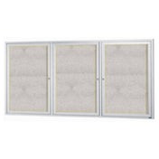 Aarco ODCC4896-3RI Aluminum Bulletin Board 96"W X 48"H Enclosed