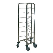 Matfer 779108 Dough Container Trolley 14-1/2"L X 23-1/4"W X 70-1/2"W (8) Container Capacity
