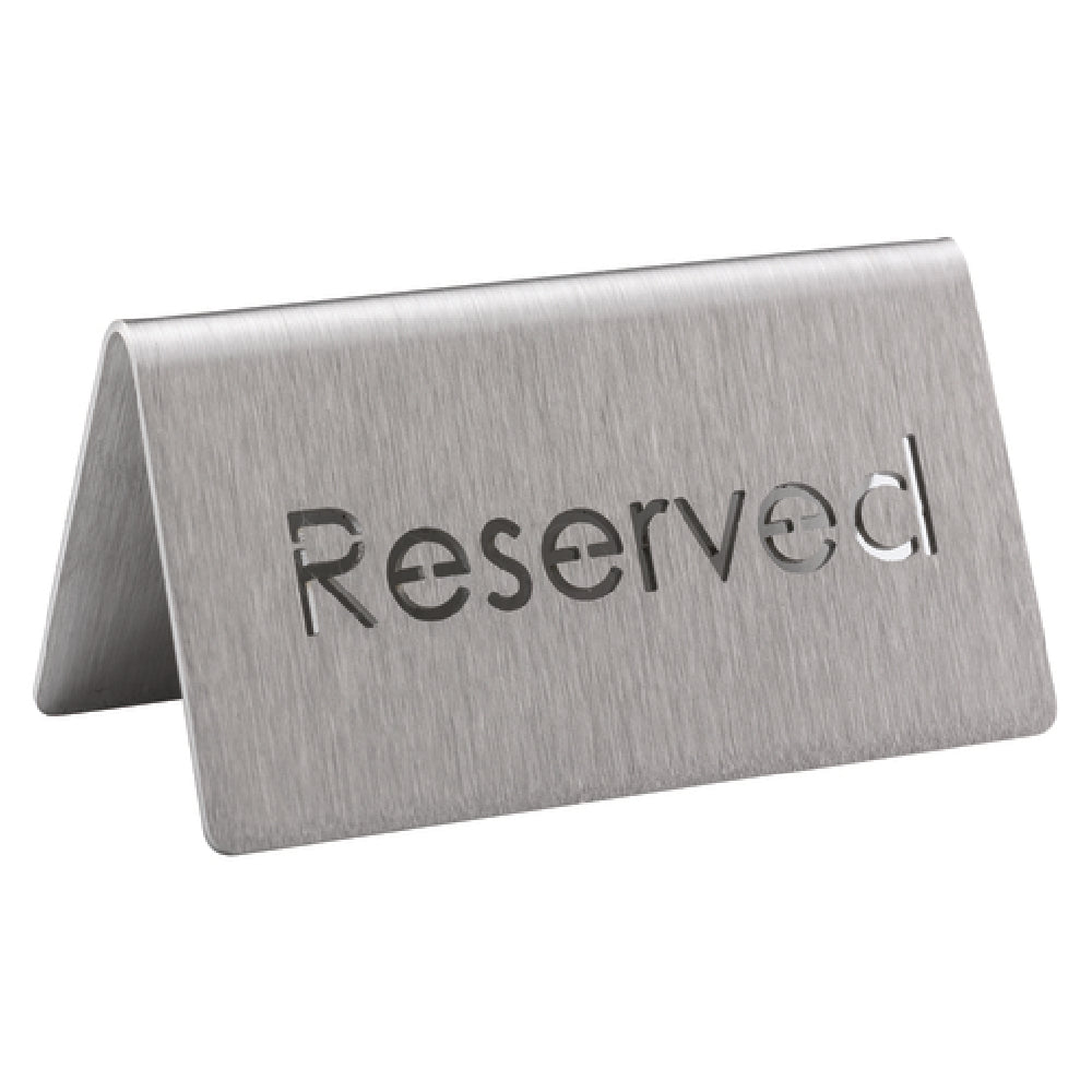 Service Ideas 1C-BF-RESERVED-MOD Beverage ID Tent "Reserved" 1-1/2"H X 3"W