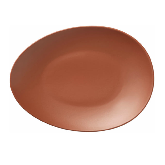 Libbey DRI-8-C (Formerly World Tableware) Plate 13-3/4" X 10-1/8" Organic