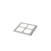 FOH BCV008BSS18 Smart Buffet Ware® Natural Adapter Lid 14.25" X 13" Stainless Steel