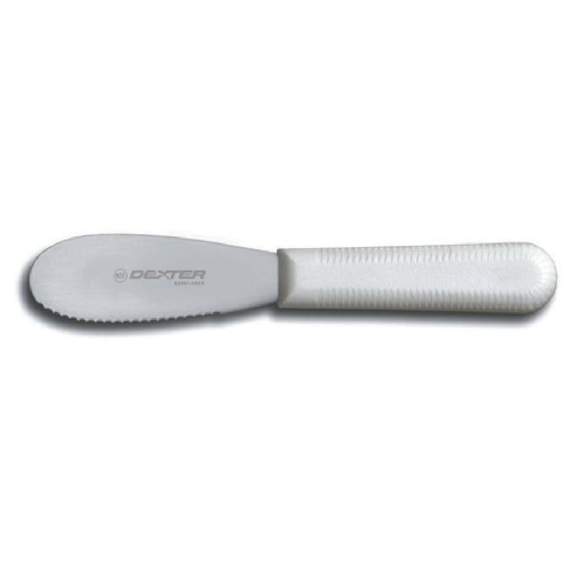 Dexter 18213R Sani-Safe® (S173SCR-PCP) Sandwich Spreader 3-1/2" Scalloped Edge