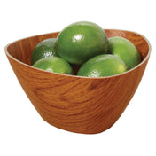 GET Enterprises B-TR-6-M Arbor™ Faux Wood Bowl 1 Qt. (1 Qt. Rim Full) 6-1/2" X 6-1/2" X 6-1/2" X 3"H