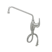 T&S Brass S-2785-S062X EverSteel Single Hole Deck Mount Single Lever Faucet 12" Swing Nozzle With Stream Regulator Outlet