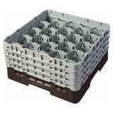 Cambro 20S800167 Camrack® Glass Rack With (4) Soft Gray Extenders Full Size