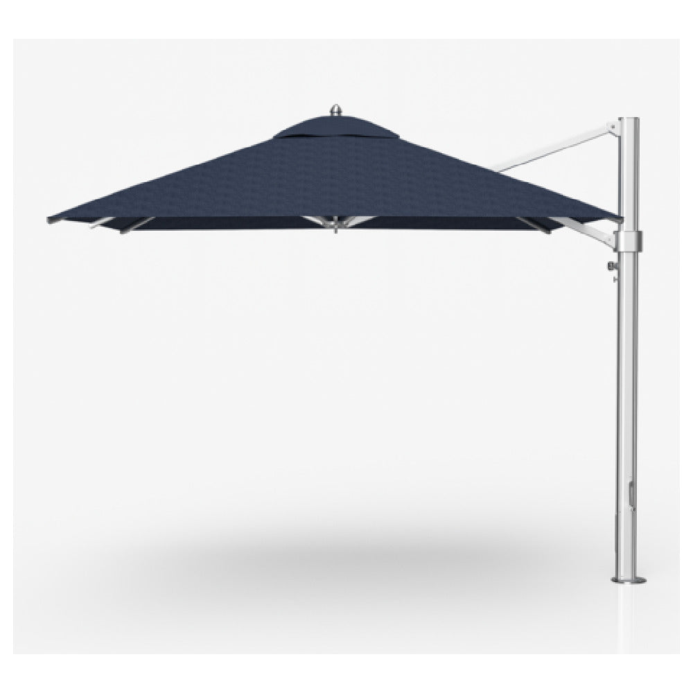 Plantation Prestige 9020-01 GRA - Edison Premium Cantilever Umbrella, 10' X 10' Square Top