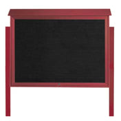 Aarco PLD4052TLDPP-7 Message Center 52"W X 40"H Freestanding