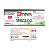 Marston Chemical 300162 Green Suds Detergent 1 Gallon For Hand Washing Dishes