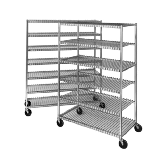 Channel 568 Shelving Mobile Cooling Shelving 58.5"W X 19"D X 70.5"H