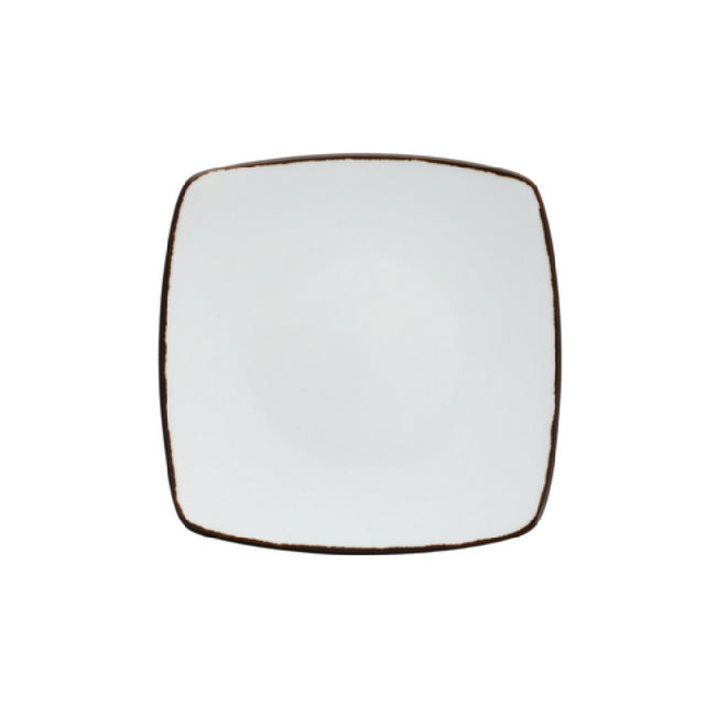 Fortessa TC7400.DV.4.116 Spice Salt Serena Square Coupe Plate 8" Dishwasher Safe