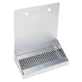 Micro Matic DP-322D-2 - Drip Tray Trough, Wall Mount, 12"W X 6-3/8"D X 14"H