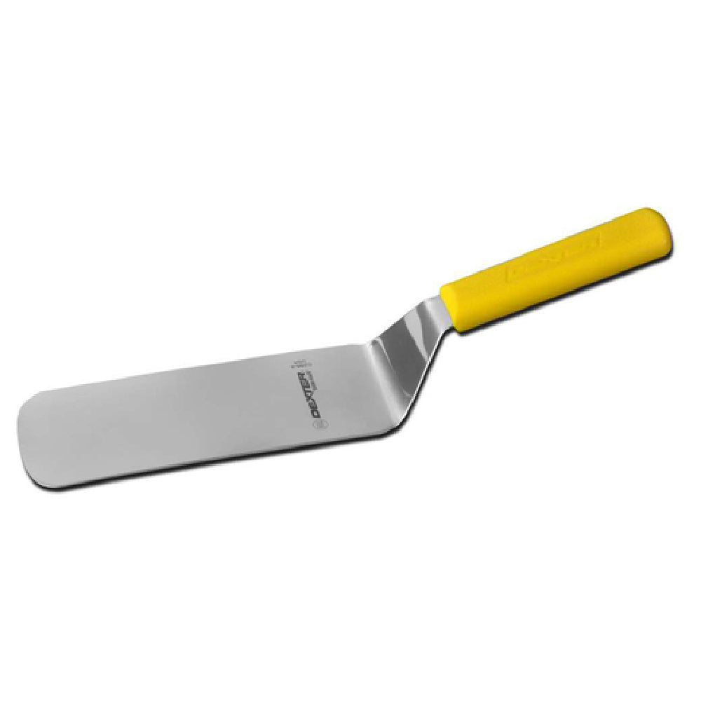 Dexter 19693Y Sani-Safe® (S286-8Y-PCP) Cake Turner 8" X 3" Solid