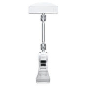 Hubert 44498 - Sign Holder, 6"H, Clip-on